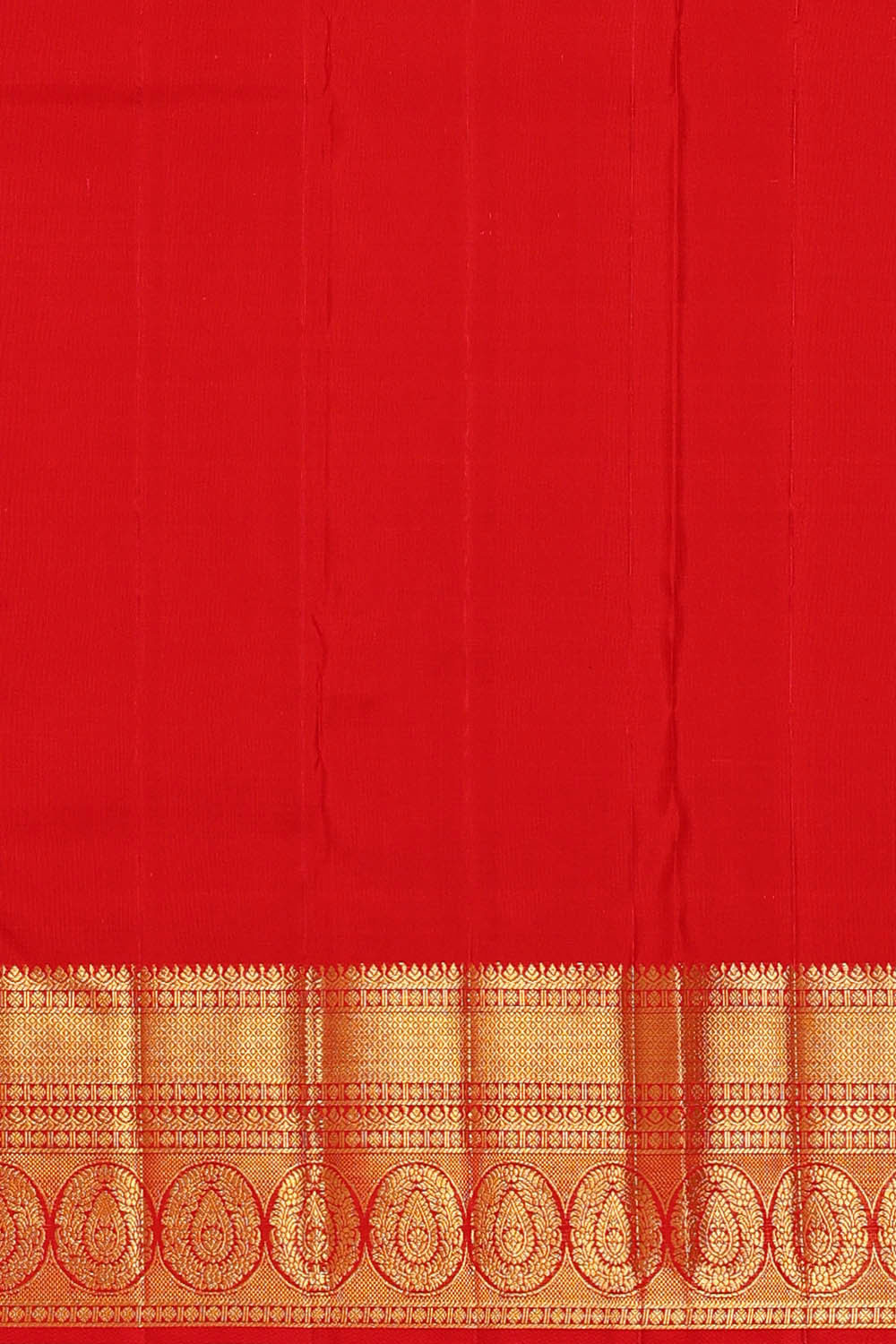 Image of Kanchipattu Peacock Blue Brocade Saree